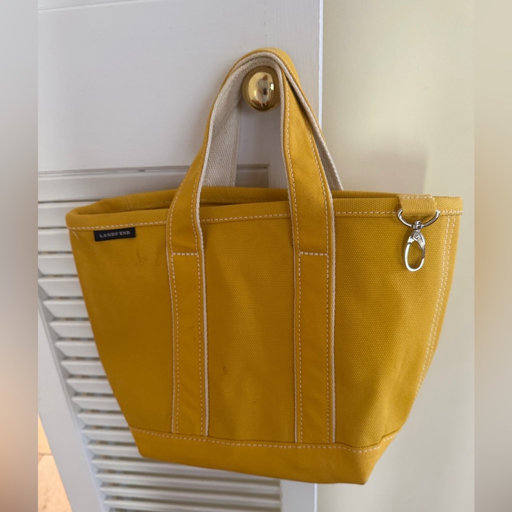 Lands End Canvas Tote EUC